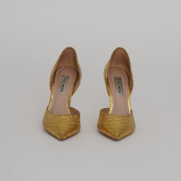 Steve Madden Gold Heels - Picture 2 of 2